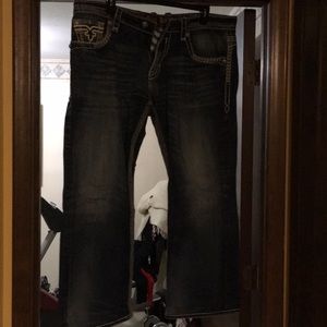 Rock revival men’s jeans